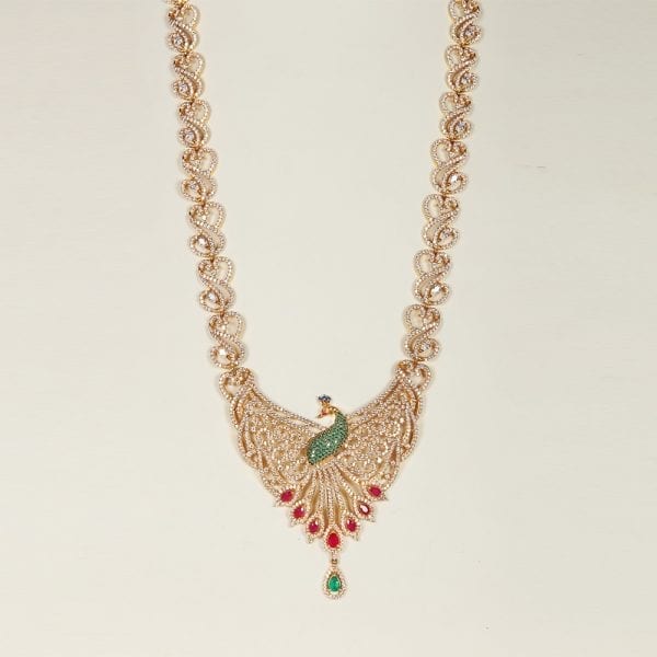 BEAUTIFUL PEACOCK CASTING HARAM WITH 