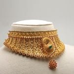 Choker Necklace With Ruby Stone