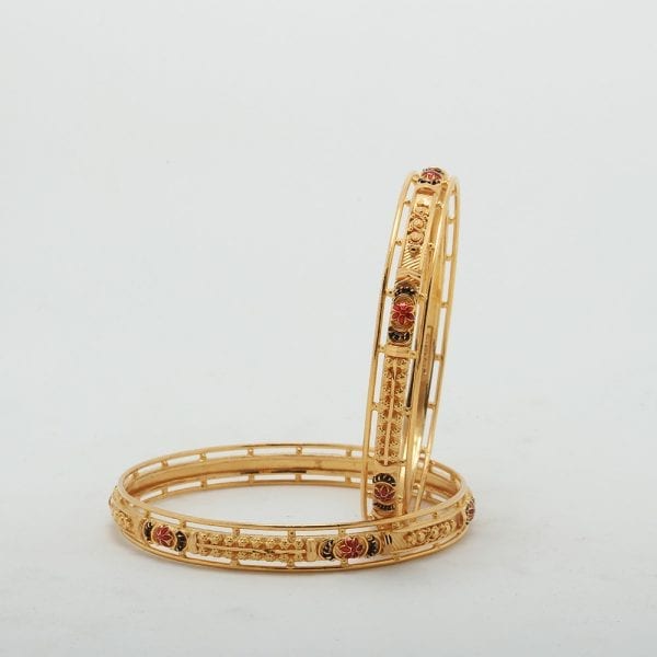 Fancy Casual Channal Work Bangle/with Meenakeri/high Finising